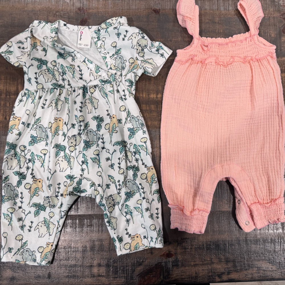 Gerber Peach Baby Outfit